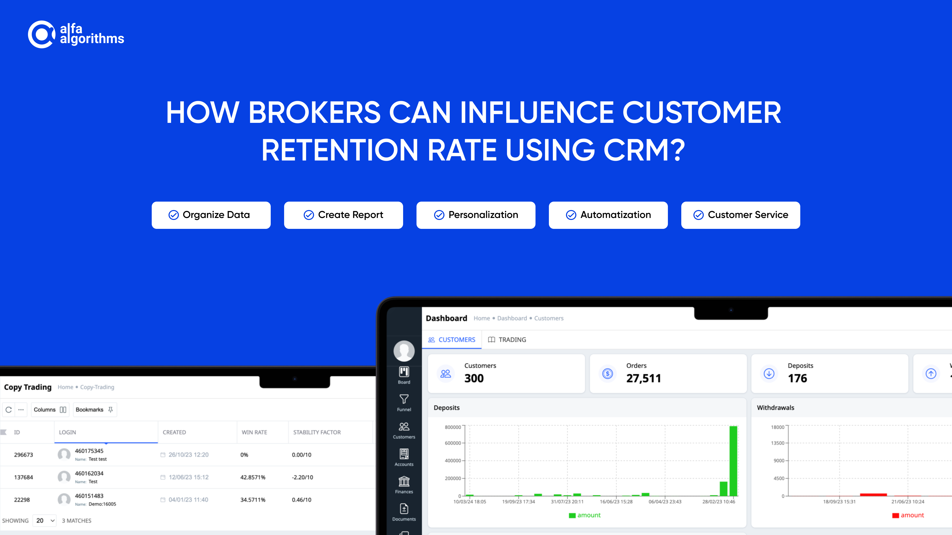 How brokers can influence customer retention rate using CRM?