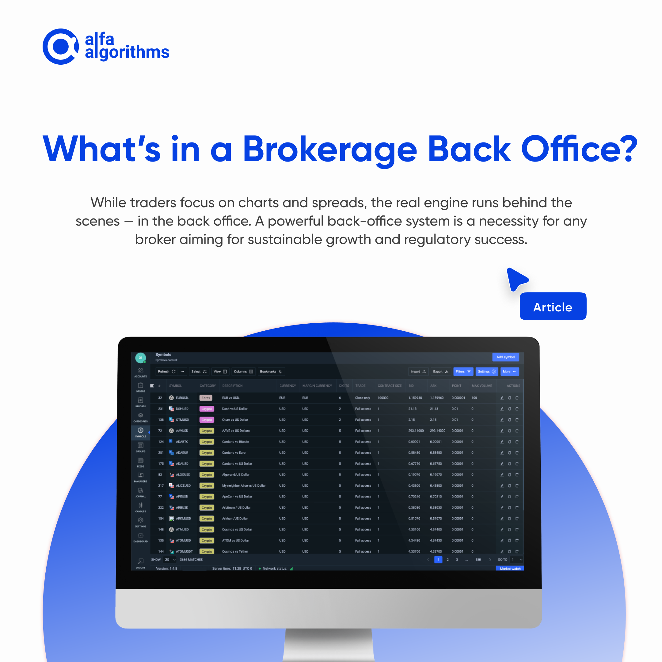 Components of a Back-Office System for Forex Brokers